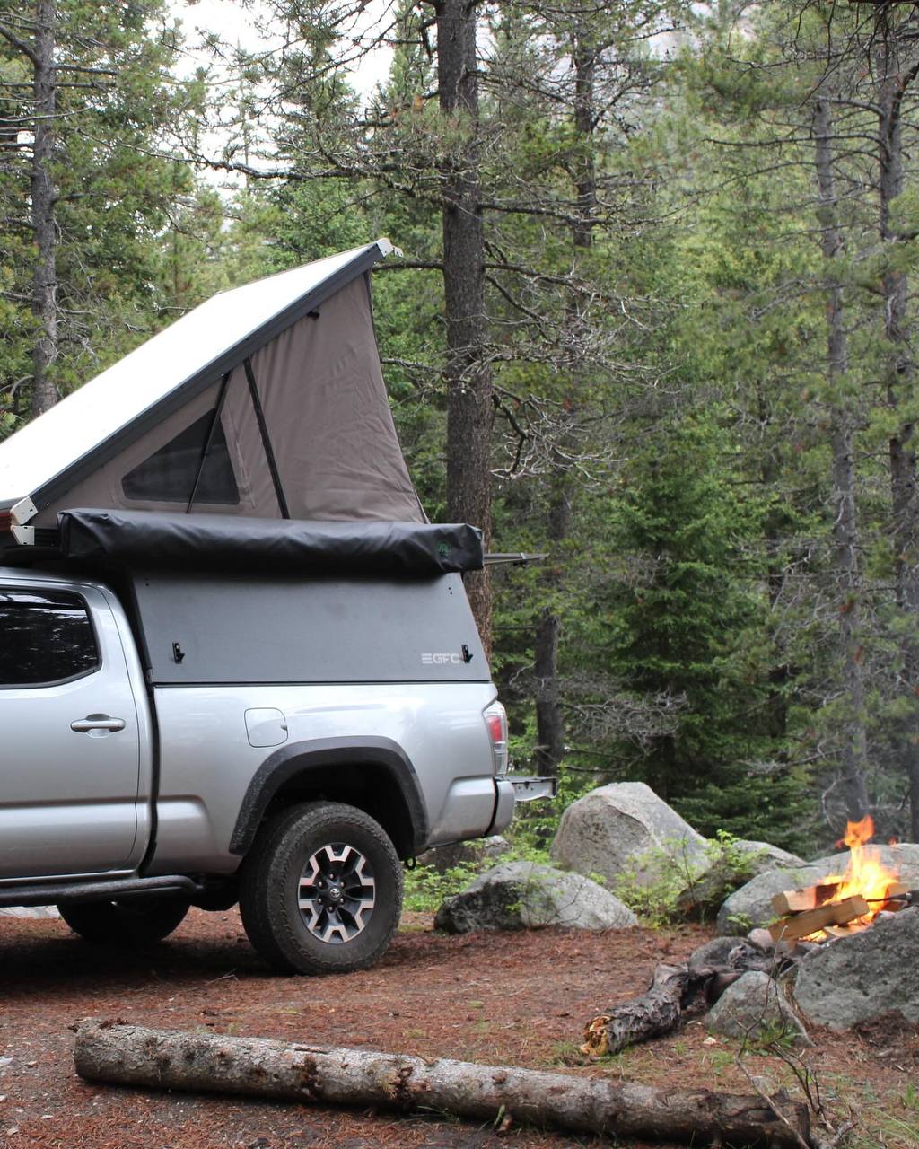Camped in Big Horn National Park